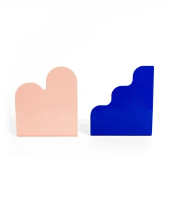 Helio Ferretti Co Abstract Bookends - Set Of 2^ Desk Accessories