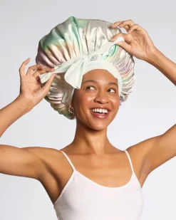 Kitsch Adjustable Oversized Satin Bonnet - Aura^ Hats + Hair