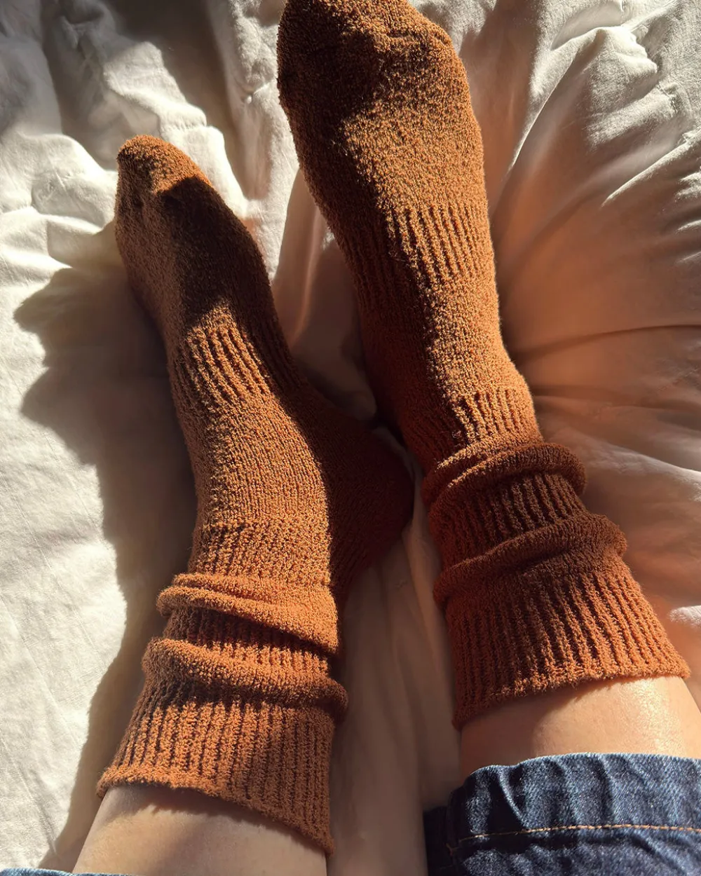 Le Bon Shoppe Airy Puffin Socks - Whisky^ Socks + Slippers