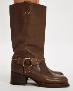 Free People Anok Harness Boot - Smoky Quartz Leather^ Shoes