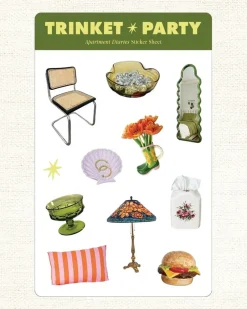 Trinket Party Apartment Diaries Sticker Sheets^ Stickers + Tape