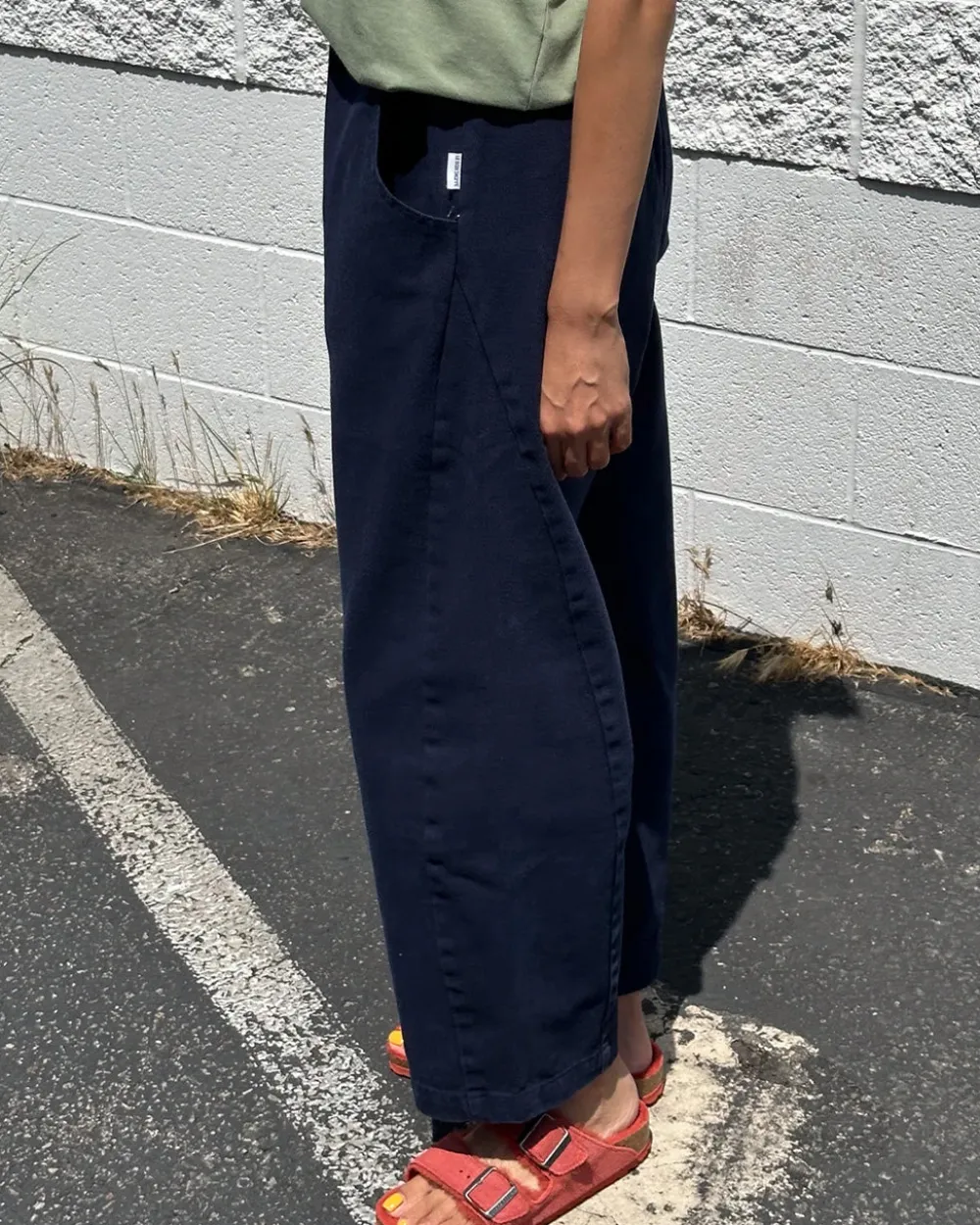 Le Bon Shoppe Arc Pants - Navy^ Bottoms