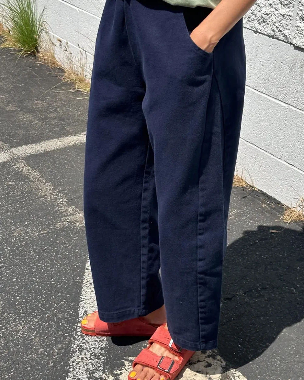 Le Bon Shoppe Arc Pants - Navy^ Bottoms