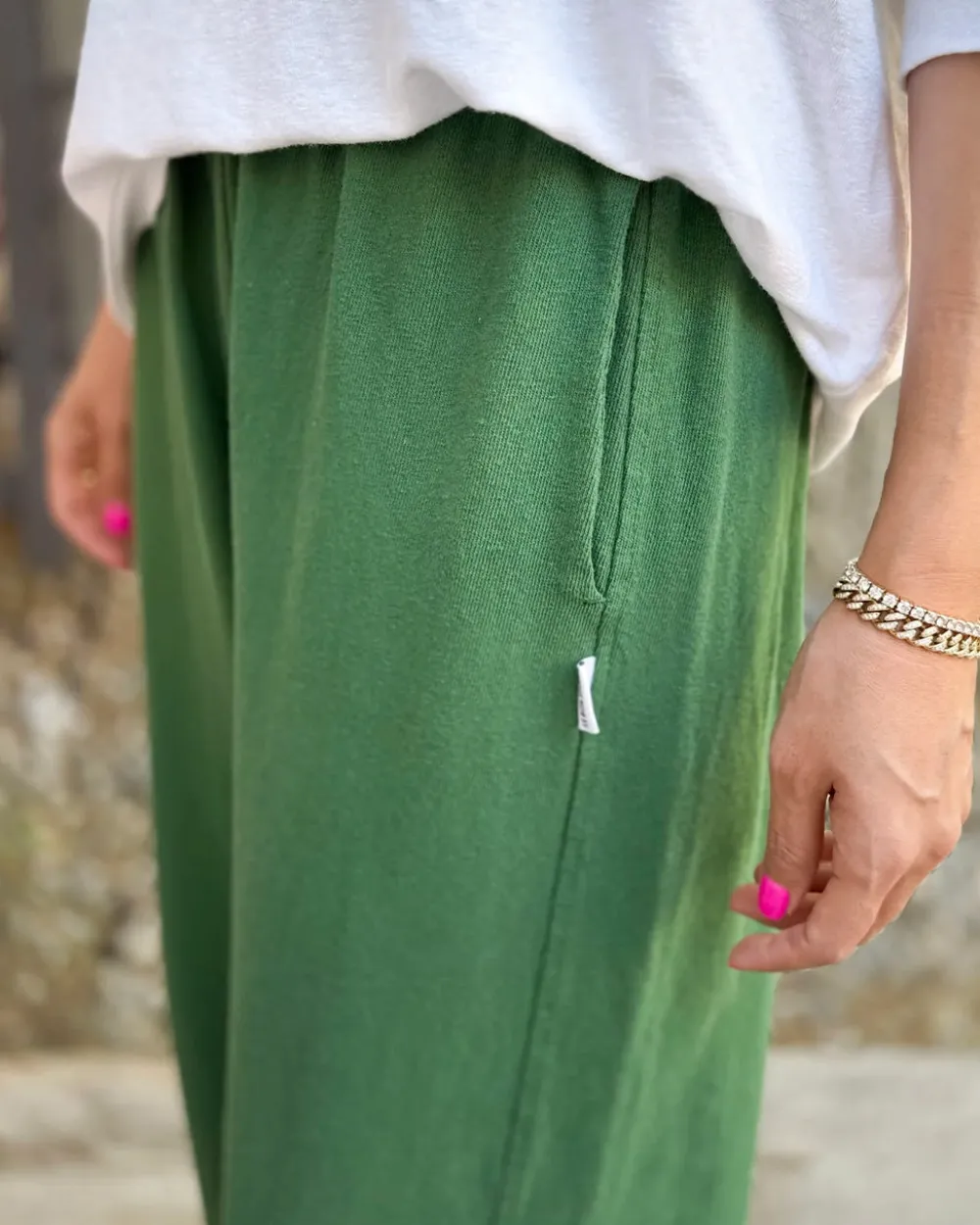 Le Bon Shoppe Balloon Pants - Moss Green^ Bottoms