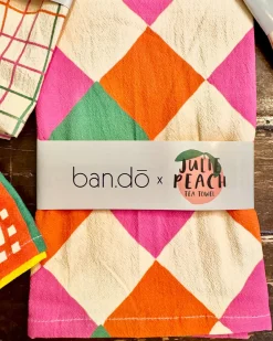 ban.do x Julie Peach ban.do Diamonds Tea Towel^ Kitchen + Bar