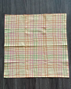 ban.do x Julie Peach ban.do Plaid Tea Towel^ Kitchen + Bar