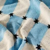 One & Only Paper Blue and White Star Checkers Terry Cloth Kitchen Towel^ Kitchen + Bar