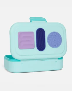 Speks Blue Slabs Silicone Sensory Stickers - Set of 3^ Stickers + Tape