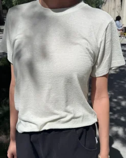 Le Bon Shoppe Bo Linen Blend Tee - Salt^ Tees + Sweatshirts