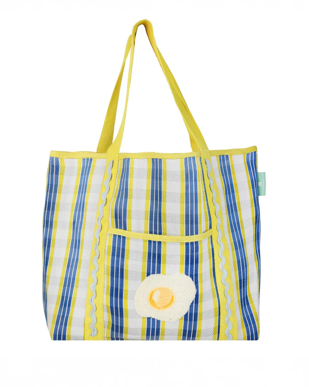 Talking Tables USA Bon Appétit Recycled Plastic Tote Bag - Egg^ Bags