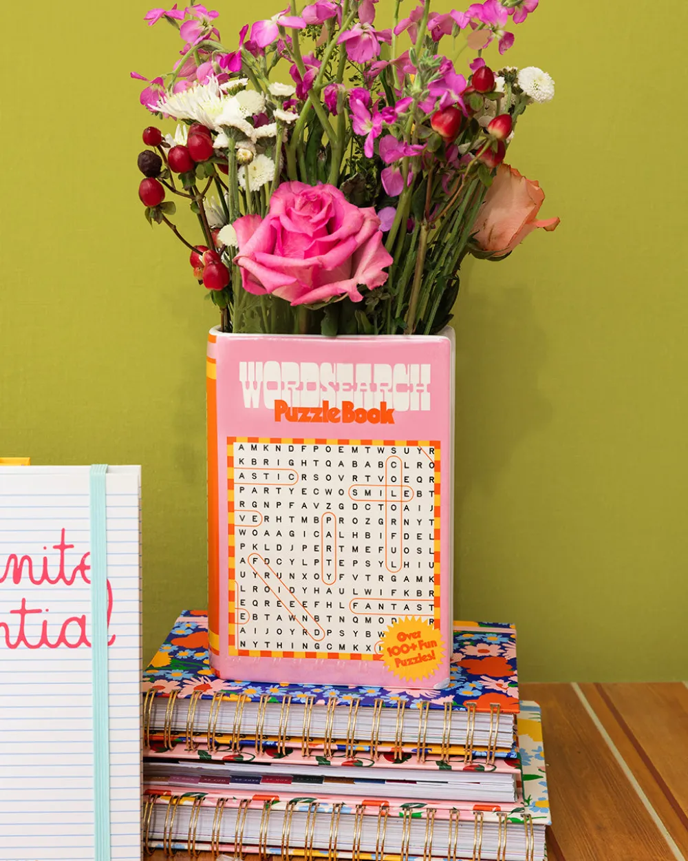 ban.do Book Vase - Word Search^ Home + Décor