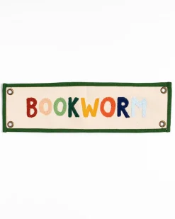 1canoe2 Bookworm Embroidered Canvas Banner^ Home + Décor