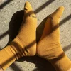 Le Bon Shoppe Breezy Sneaker Socks - Goldenrod^ Socks + Slippers