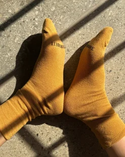 Le Bon Shoppe Breezy Sneaker Socks - Goldenrod^ Socks + Slippers