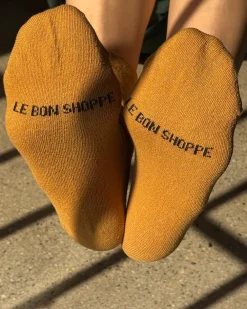 Le Bon Shoppe Breezy Sneaker Socks - Goldenrod^ Socks + Slippers