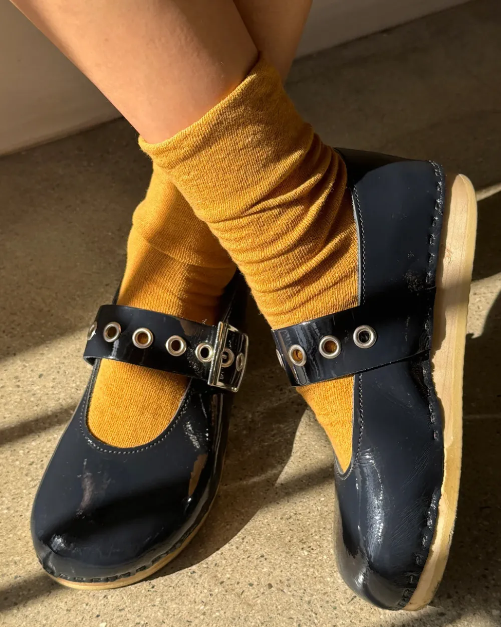 Le Bon Shoppe Breezy Sneaker Socks - Goldenrod^ Socks + Slippers