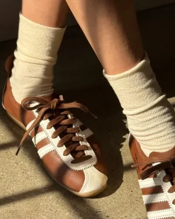 Le Bon Shoppe Breezy Sneaker Socks - Naturel^ Socks + Slippers