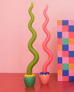 ban.do Candle Holder Set - Strawberries^ Candles + Home Fragrance