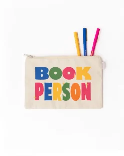 ban.do Canvas Pouch - Book Person^ Travel Accessories