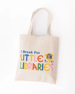 ban.do Canvas Tote Bag - I 'Break' For Little Libraries^ Bags