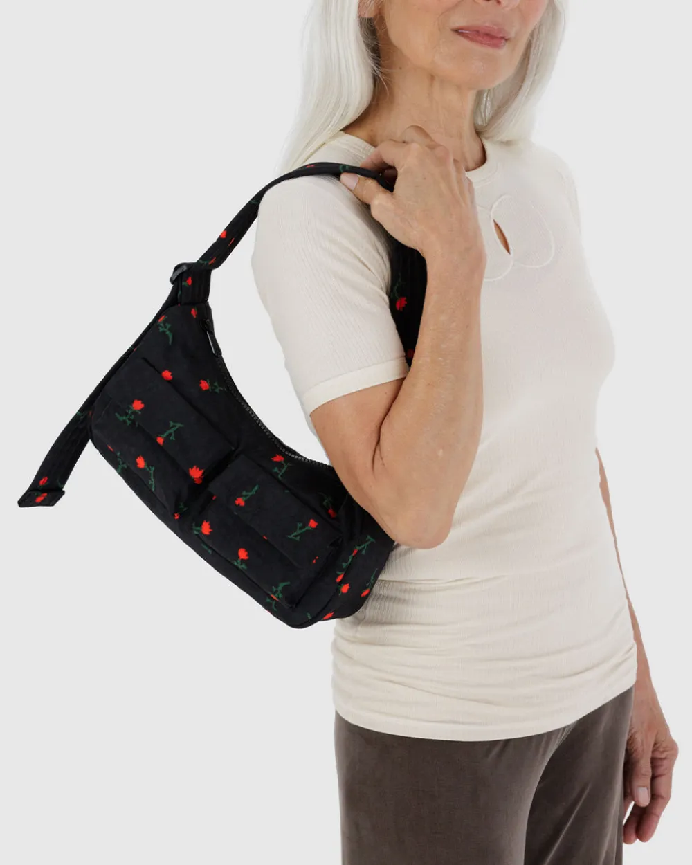 Baggu Cargo Shoulder Bag - Painted Wildflower^ Bags