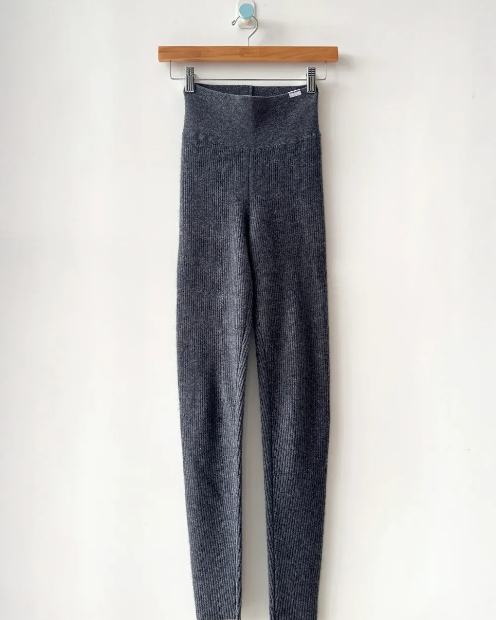 Le Bon Shoppe Cashmere Ribbed Leggings - Charcoal^ Bottoms