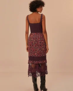 Farm Rio Chelsea Garden Lace Sleeveless Midi Dress^ Dresses + Jumpsuits