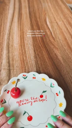 ban.do Cherry On Top Trinket Tray^ Desk Accessories|Home + Décor