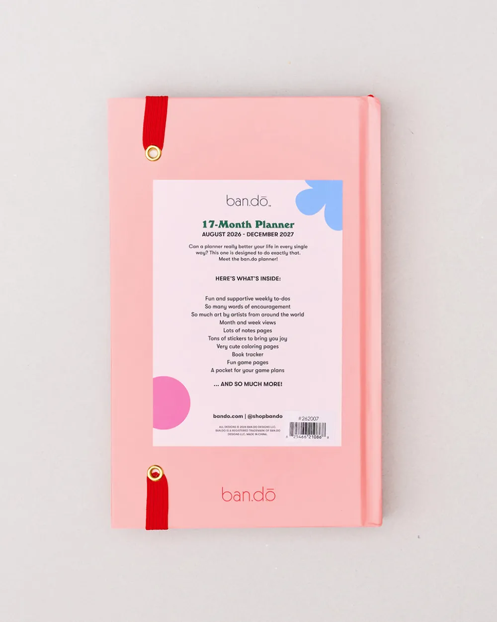 ban.do Classic 17-Month Academic Planner - Bonjour^ Planners + Calendars