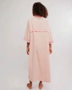 Free People Close To Home Flannel Robe - Neon Peach^ Tops