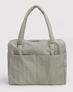 Baggu Cloud Carry-on Bag - Sage Stripe^ Bags