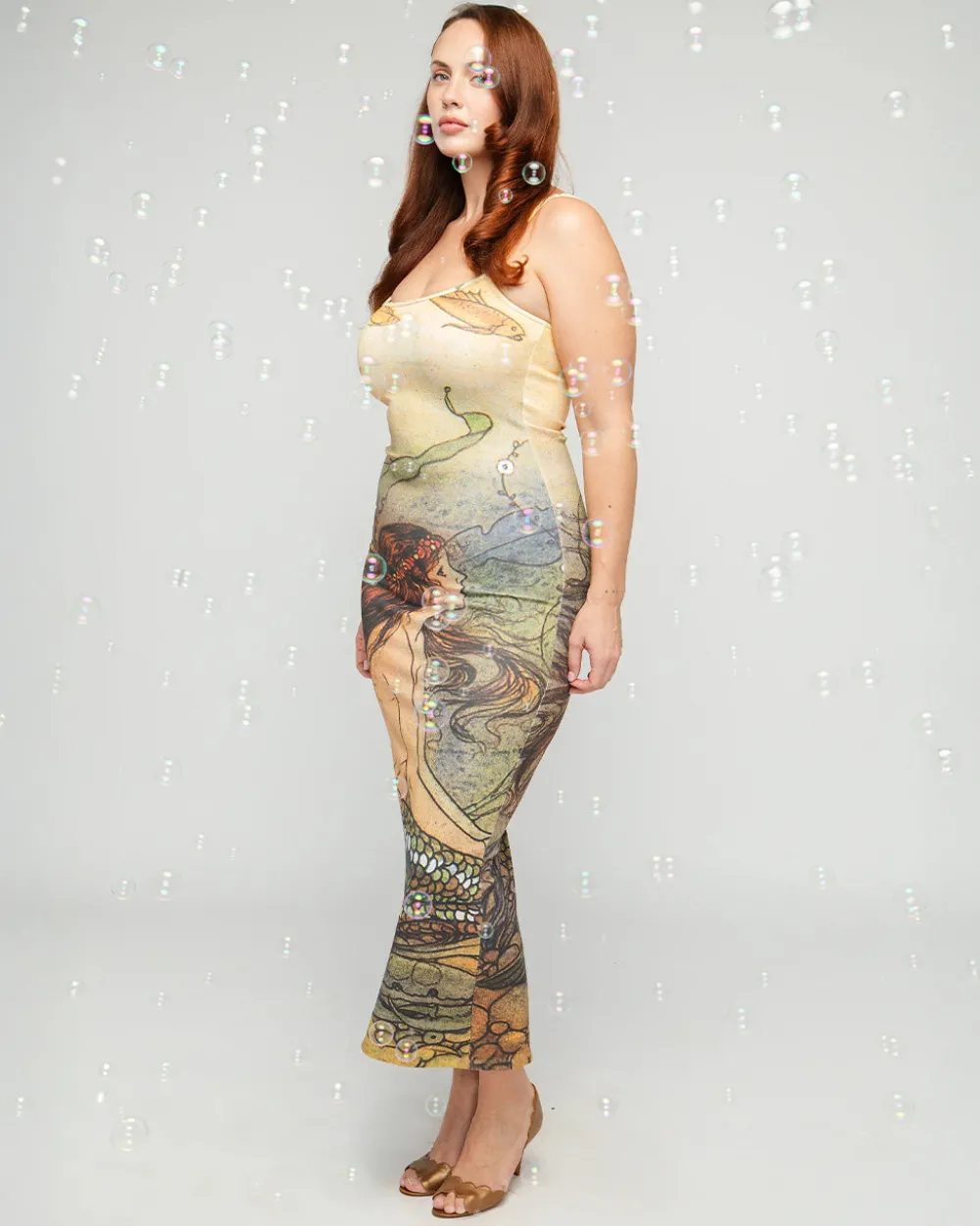 Tyler McGilivary Collector Dress - Watercolor Mermaid^ Dresses + Jumpsuits