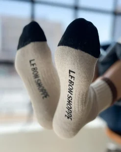 Le Bon Shoppe Color Block Girlfriend Socks - Black Coffee^ Socks + Slippers