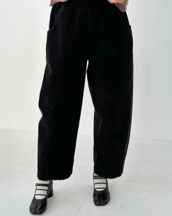 Le Bon Shoppe Corduroy Arc Pants - Black^ Bottoms