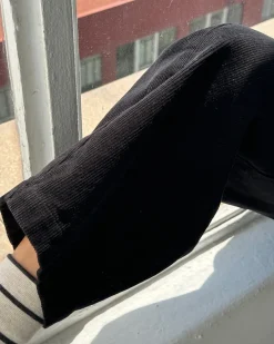 Le Bon Shoppe Corduroy Arc Pants - Black^ Bottoms
