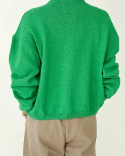Le Bon Shoppe Cotton Leila Cardigan - Spring Green^ Sweaters