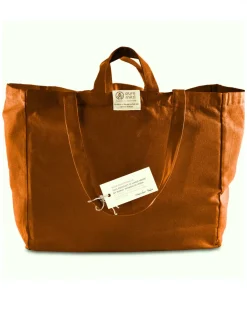 Pure Mitti Cotton 6-Pocket Tote Bag - Terracotta^ Bags