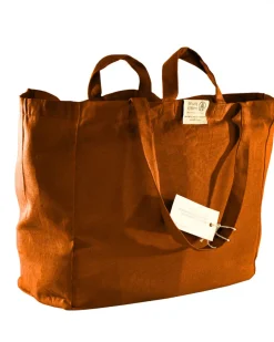Pure Mitti Cotton 6-Pocket Tote Bag - Terracotta^ Bags