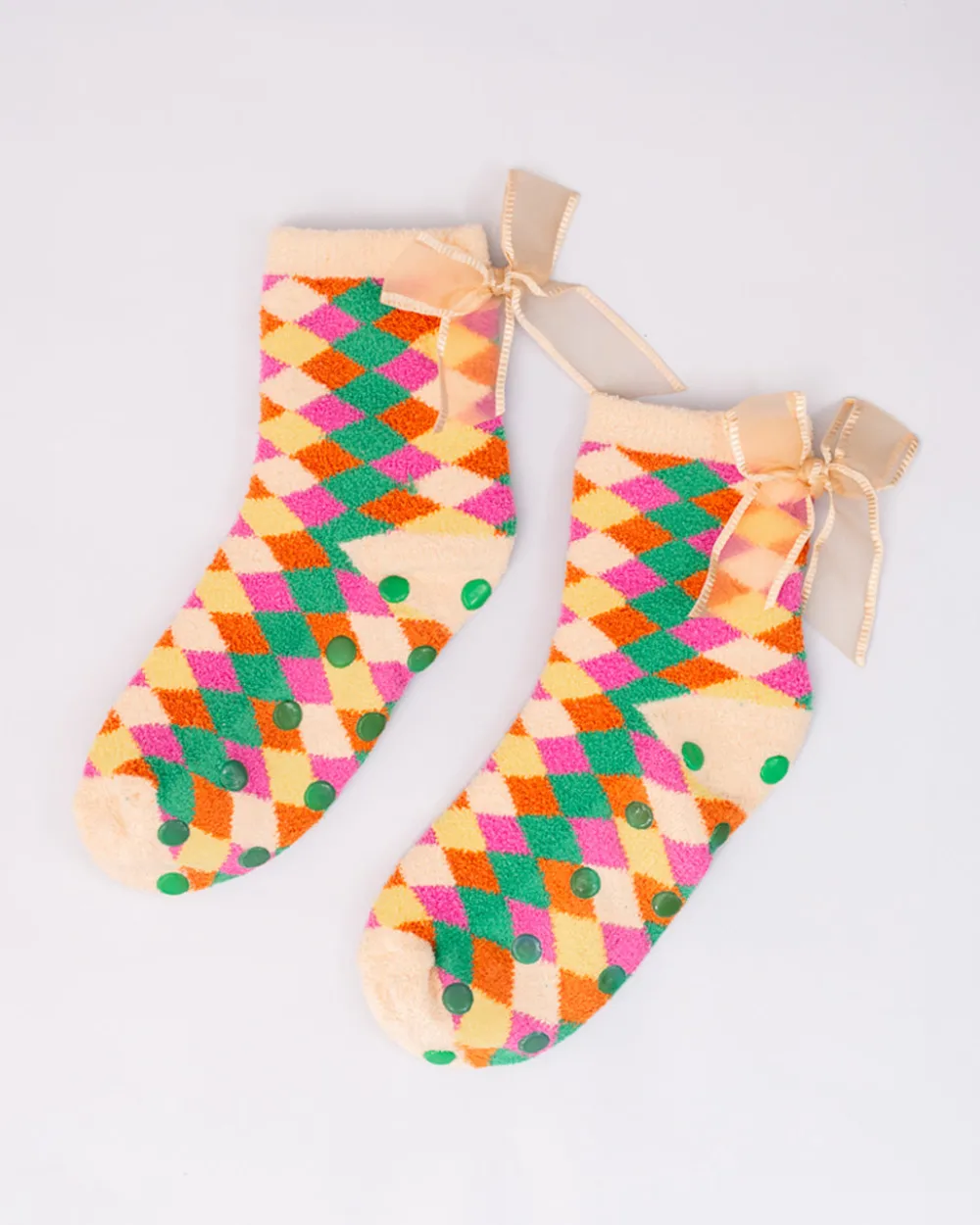ban.do Cozy Grip Socks - Checkered^ Socks + Slippers