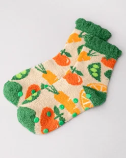 ban.do Cozy Grip Socks - Veggies^ Socks + Slippers