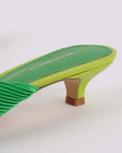 Intentionally Blank Curfew Kitten Heel - Grass^ Shoes