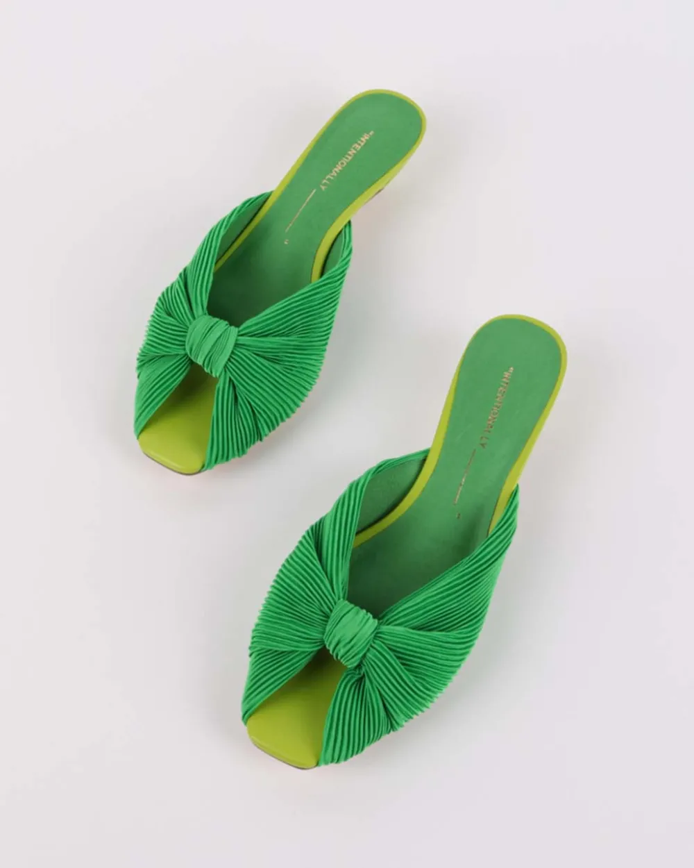 Intentionally Blank Curfew Kitten Heel - Grass^ Shoes