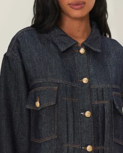 Farm Rio Denim Shine Jacket^ Jackets