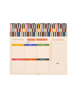 ban.do Desk Notepad - Mid Century Stripe^ Notebooks + Folders