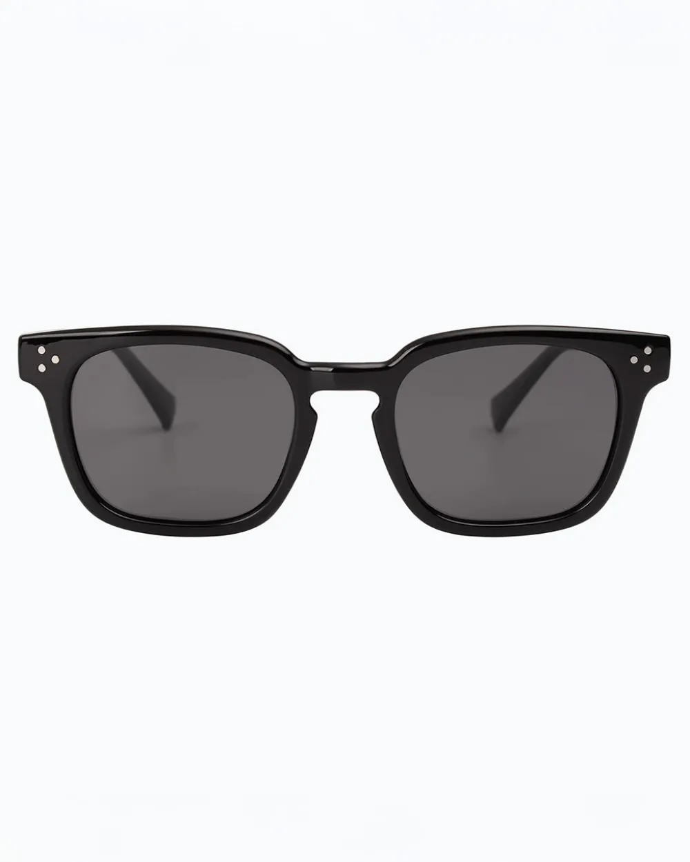 Jaxy Eyewear Diner Retro Polarized Square Sunglasses - Black^ Sunglasses