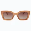 Jaxy Eyewear Eclipse Classic Polarized Square Sunglasses - Sand^ Sunglasses