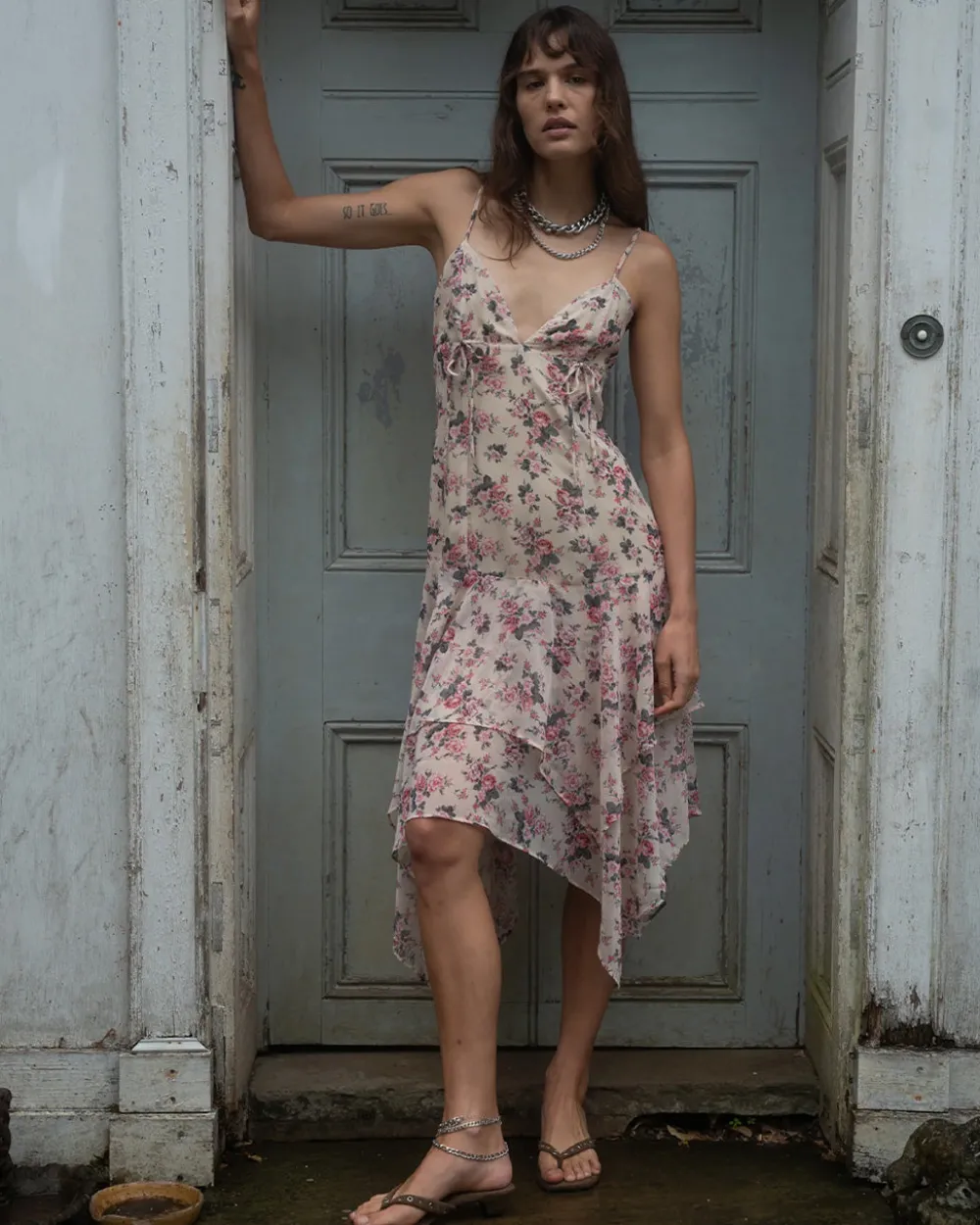 Muse Assembly Elsie Pink Midi Dress^ Dresses + Jumpsuits