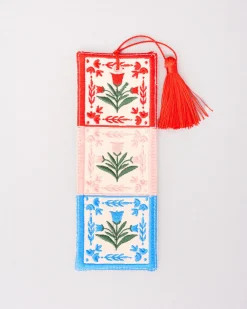 ban.do Embroidered Bookmark - Folk Floral^ Desk Accessories