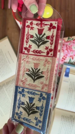 ban.do Embroidered Bookmark - Folk Floral^ Desk Accessories