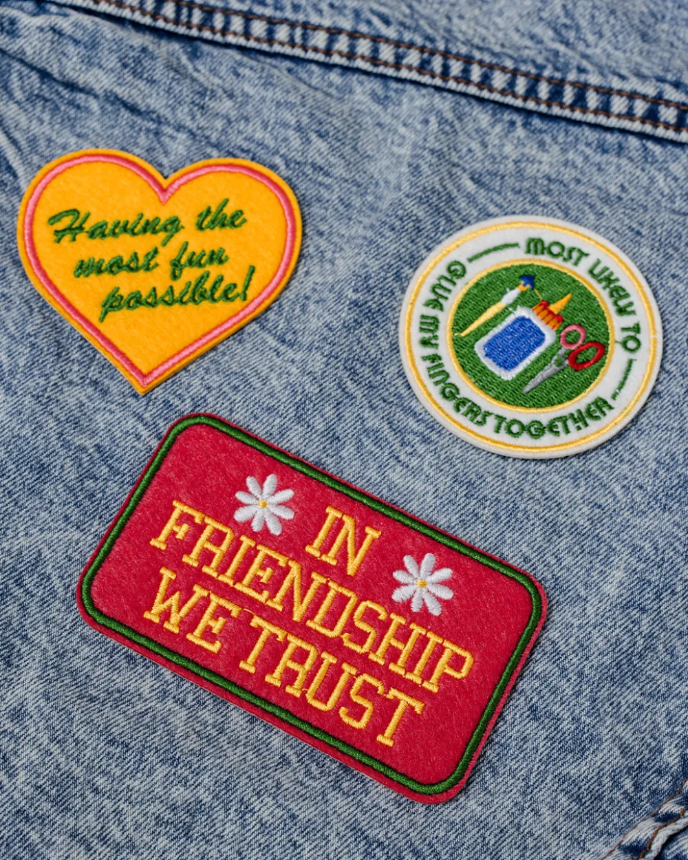 ban.do Embroidered Sticker Patches^ Stickers + Tape